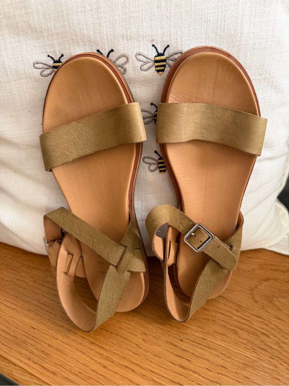 Kork-Ease Yucca Leather Sandals - Tan - Women’s 8